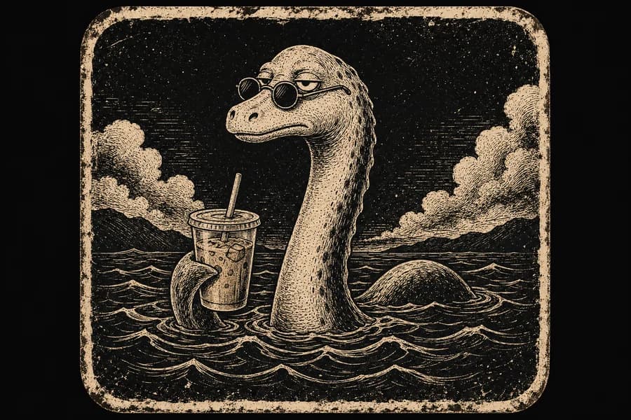 Sample artwork — Loch Ness · sample art